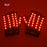 Lunettes lumineuses pour artistes de boîte de nuit Lunettes LED Fête Danse Rave Noël 6V LED Lunettes de soldat futuristes Lumières néon