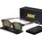 HBK Elegant Square Men's Sunglasses Fashion Frame Vintage Temple Tips Women's Travel Business Party Gift Glasses UV400