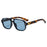 Ins New Retro Double Beam Square Women Sunglasses Luxury Brand Leopard Design Outdoor Versatile Trend Men SunGglasses UV400