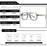 New Fashion Double Beam Anti Blue Light Photochromic Presbyopia Glasses for Women and Men Retro Brand Design Presbyopia Glasses