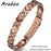ARADOO Rose Design Pure Copper Bracelets for Women with 3800 Gauss Neodymium Magnetic Bracelet Jewelry Gifts