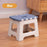 Fashionable portable folding stool, durable structure, suitable for indoor and outdoor use, a must-have for home