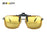 Polarized Clip-On Glasses Yellow Lenses For Night Vision Red Lenses Better Sleep Orange Gaming Glasses Blue Light Blocking
