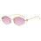 Rimless Diamond Sunglasses Square Women Men Retro Sun Glasses Brand Designer Eyewear UV400 Shades Oculos Female Gafas