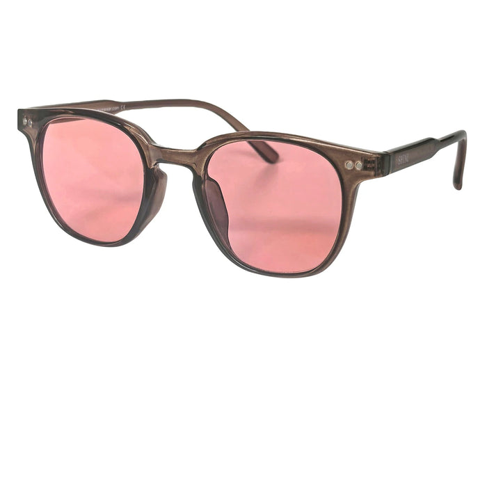 SHINU FL-41 Gafas FL41 Cristales Tintados para Hombre y Mujer, Lentes Rosa FL41 Bloqueadoras de Luz Azul Verde 480-520nm, Gafas para Migraña