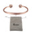 Vinterly Pure Copper Bracelets Magnetic Shiny Adjustable Bangles Arthritis Pain Relief Health Magnet Jewelry Anti Radiation