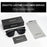 ZENOTTIC Lunettes de Soleil Carrées Polarisées pour Homme Ultralégères en Fibre de Carbone Lunettes de Soleil pour Conduite Pêche Golf Sports Protection UV400