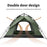 Naturehike 3-4 Person Tent Ultralight Waterproof Automatic Tent Portable 3 Season Backpacking Tent Outdoor Hiking Camping Tent