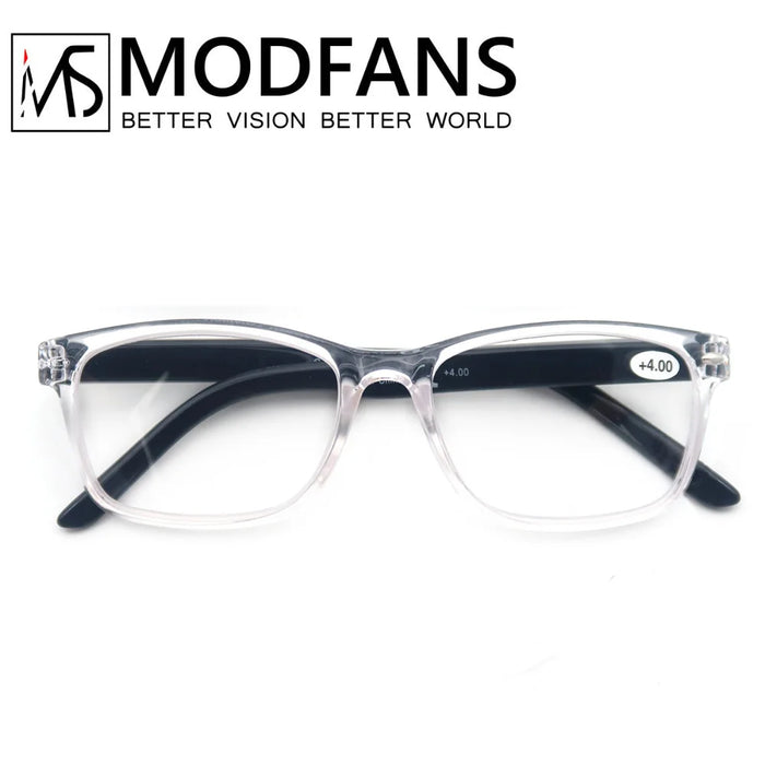 Women Reading Glasses Men Readers Eyeglasses Classic Rectangle Frame Design Flexble Spring Hinge wirh Diopter +1.0 to +4.0