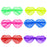 6 12 24 30 Pièces de fournitures de fête néon Chapeaux formels néon phosphorescents à la lumière UV Chapeau fluorescent Décorations de fête à lumière UV pour adultes