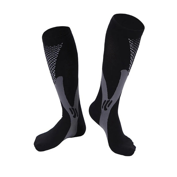 6Pairs Compression Socks 20-30mmHg High Stockings Men & Women Sports Marathon Cycling Football Varicose Veins EU35-45