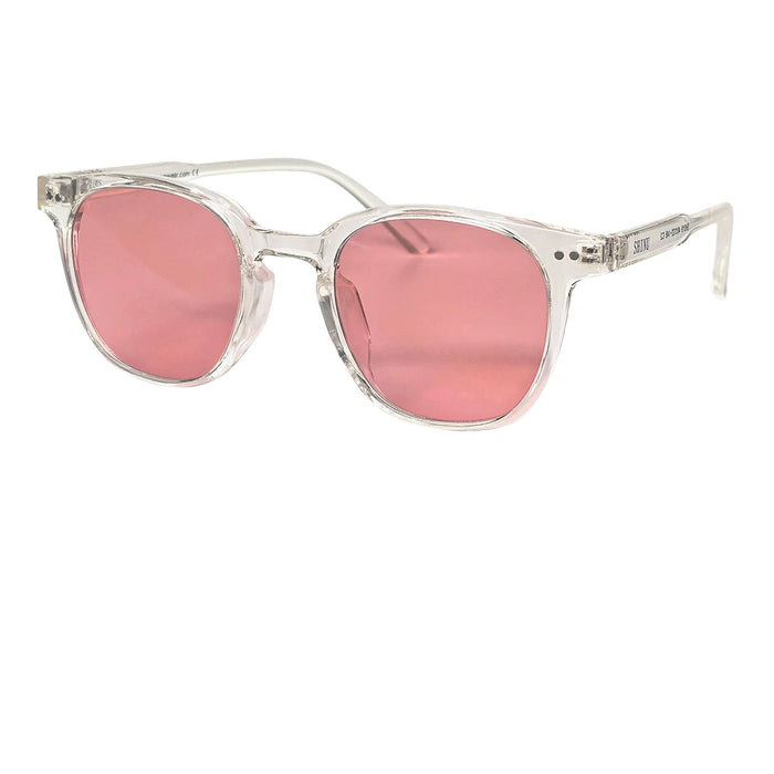 SHINU FL-41 Gafas FL41 Cristales Tintados para Hombre y Mujer, Lentes Rosa FL41 Bloqueadoras de Luz Azul Verde 480-520nm, Gafas para Migraña