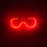 Funny LED Light Up Flashing Party Noodle Bridal Headband LED Glasses Girls Noodle Hair Bachelorette Party Rave Costume Dress Up