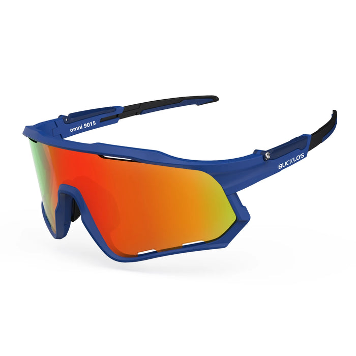 BUCKLOS Polarized Cycling Glasses UV400 Road Mountain Bike Goggles TR-90 Frame Windproof Outdoor Sports Eyewear Cycling Parts