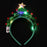 10pcs Adult Kids LED Glow Party Sequin Cat Bunny Crown Flower Headband Halo Light Up Wreath Hairband Birthday Gift Wedding