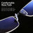Gafas de lectura para hombre, estilo retro, de negocios, para hipermetropía, con filtro de luz azul, para lectura, de 0 a +4.0