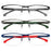 2025 NUEVAS Gafas de lectura con bloqueo de luz azul para hombre y mujer, montura de metal, lupa, lentes para presbicia, gafas +0.75~3.0