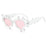 Cat Eye Sunglasses Women Men Y2K Sports Star Sun Glasses 2024 Luxury Brand Retro Punk 2000's Eyewear Shades UV400