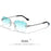 HBK Frameless Metal Sunglasses Men Wave Cutting Sun Glasses for Women Travel Shopping Shades Eyeglass UV400 Summer Style
