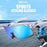 SCVCN New HD Cycling Sunglasses Sports Running Glasses Men's Women Mountain Bicycle Glasses Outdoor UV400 Bike Eyewear