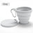 Vaso Plegable de Silicona para Exteriores con Agujero para Colgar, Vaso de Agua Portátil Creativo para Viajes, Lavado, Moda, Viajes, Silicona
