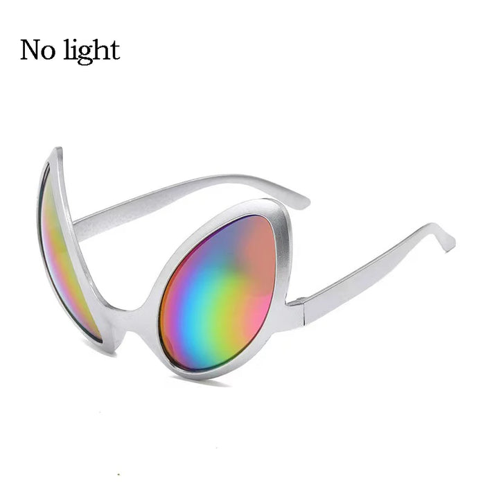 Lunettes lumineuses pour artistes de boîte de nuit Lunettes LED Fête Danse Rave Noël 6V LED Lunettes de soldat futuristes Lumières néon
