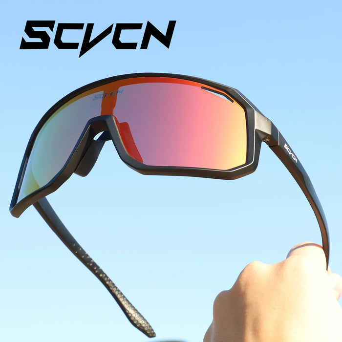 SCVCN Brand Cycling Glasses UV400 Mountain Riding Sunglasses  Men Women Sports Running Drving Goggles Road Bike Bicycle Eyewear