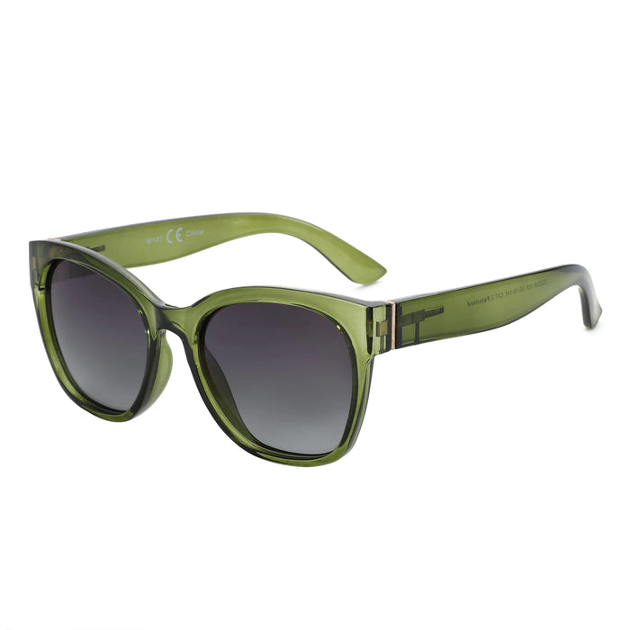 ZENOTTIC Gafas de sol polarizadas para mujer con montura gruesa de mariposa original, protección UV400, estilo ojo de gato