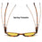 VIVIBEE Retro Blue Light Blocking Glasses Men Night Vision Yellow Lens Square UV400 Women Bluelight Filter Computer Eyeglasses