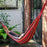 1 Piece Portable Woven Canvas Hammock With Storage Bag Anti Rolling Hammock For Indoor Outdoor Camping Garden Backyard
