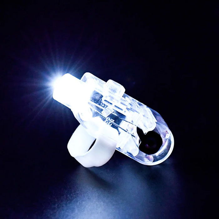 20Pcs 6 Color Luminous LED Finger Lights Glow In The Dark Finger Flashlights Toys For Kids Birthday Wedding Rave Party Supplies