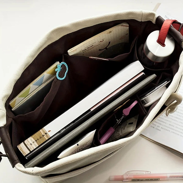 Sac de rangement en toile avec cordon de serrage, 1/2 pièces, organisateur multi-poches, léger, portable, pour voyage