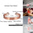 Pure Copper Bracelets for Men Women Adjustable Cuff Stripe Magnetic Bangles Arthritis Health High Magnet Solid Copper Jewelry