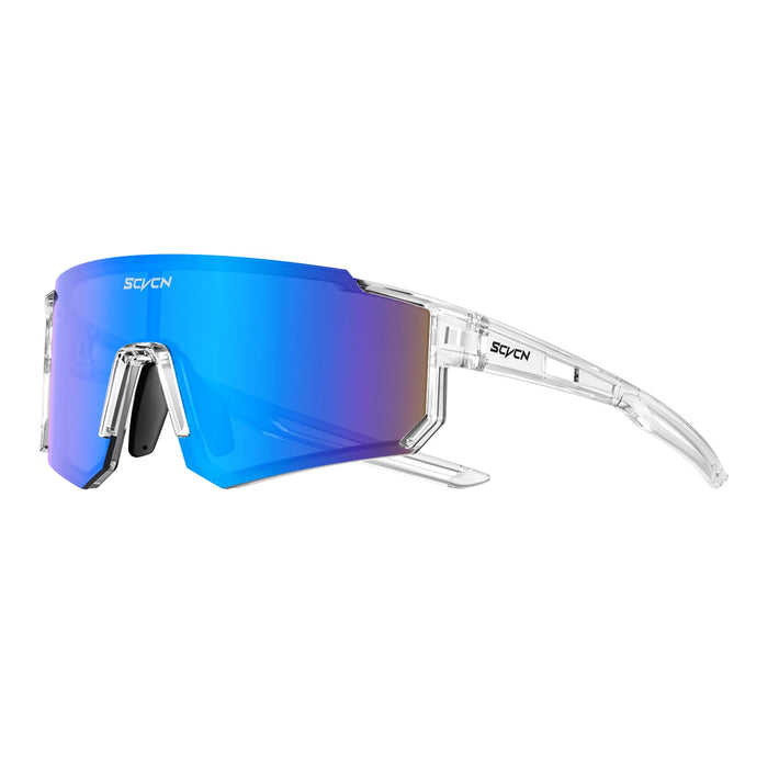 SCVCN Fashion Outdoor Cycling Sunglasses Men MTB Bike Glasses Sports Hiking Mountain Women Bicycle Cycling UV400 Goggles