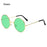 1PC Vintage Small Frame Shades Retro Oval Black Sunglasses Unisex Luxury Brand Designer Pink Sun Glasses Female Travel Eyewear