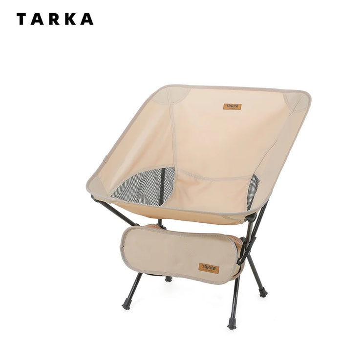 TARKA Lot de chaises de camping pliantes légères, chaises pliantes ultralégères de type lune pour le jardin, le pique-nique, la plage, la pêche