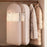 1 housse de rangement pour doudoune, sac de compression pour vêtements suspendus, sac de rangement visible pour vêtements, organisateur de garde-robe