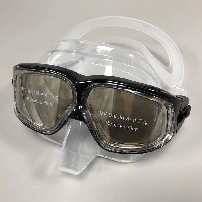 QYQ Professional Snorkeling Scuba Diving Mask Diving Goggles Silicone Panoramic Dive Mask For Adult Swimming Goggles Snorkeling