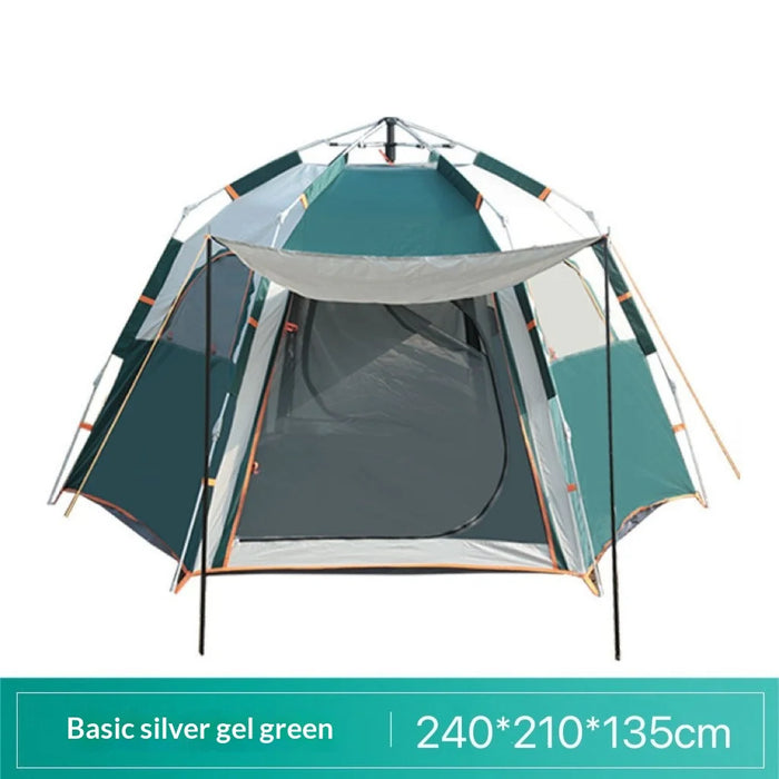 Automatic Thickened Outdoor Camping Tent Portable Folding Quick-Open Picnic Camping Shelter Rainproof Overnight Stay