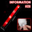 20/30pcs LED Glow Cheer Sticks Red Light Up Glow Sticks LED Foam Stick Wedding Wand Glow in The Dark Party Favors Supplies Raves