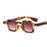 Ins Popular Fashion Small Square Sunglasses Women Retro Punk Shades UV400 Men Clear Ocean Lens Trending Rivets Sun Glasses