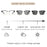 BEAU FIVE 2026 New Vintage Metal Frame Photochromic Blue Light Blocking Glasses Auto-Tint UV Protective Stylish Eyewear F108