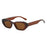 Nuevas gafas de sol rectangulares de lujo con estampado de leopardo retro para mujer 2025, diseño de color gelatina, tendencia de personalidad, gafas de hombre UV400