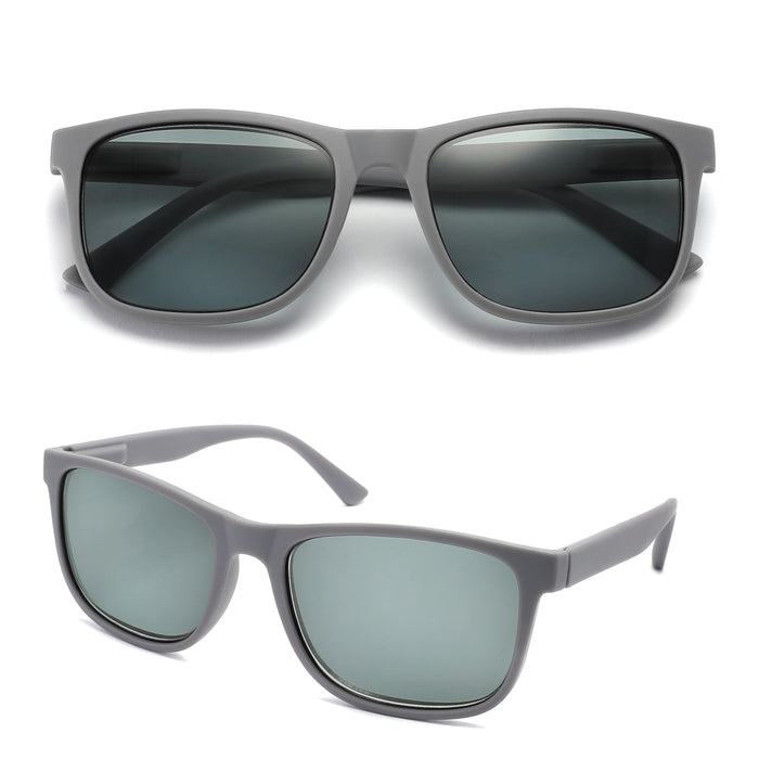 Reading Sunglasses For Women Men Square Classic Frame for Outdoors Use Sun Glasses Readers Eyeglasses with Diopter Spring Hinge