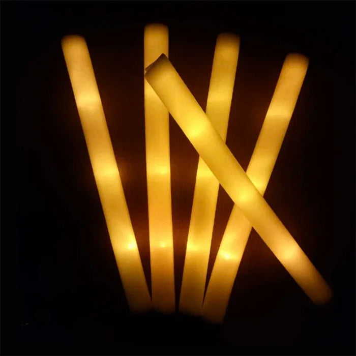 12/15/30/60 Unidades de Barras Luminosas a Granel, RGB LED Coloridas, de Espuma, Tubo de Animación, Luz Oscura para Suministros de Fiesta de Navidad, Cumpleaños o Boda