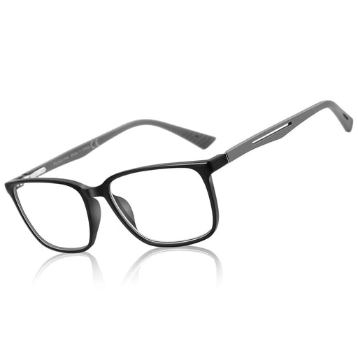 ZENOTTIC Lunettes de Lecture Carrées Anti-Lumière Bleue Hommes Sport Lecteurs Montures de Lunettes Unisexes Anti-Reflet pour Ordinateur