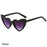 1PC Luxury Heart Shaped Sunglasses Big Frame Love Effect Sun Glasses Retro Women  lana del rey Eyewear UV400 Protection
