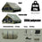Easy to Set-Up Inflatable Camping Tent with Manual Pump Windproof Inflatable Tent for Outdoor Adventure