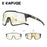 Kapvoe Photochromic Sunglasses Men Cycling Glasses UV400 MTB Clear Mountain Bike Transition Bicycle for Women Sports Eyewear
