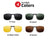 VIVIBEE Lunettes de soleil à clip unisexe pour homme polarisées, pour femme, pour la vision nocturne, la pêche, UV400, pour l l'extérieur